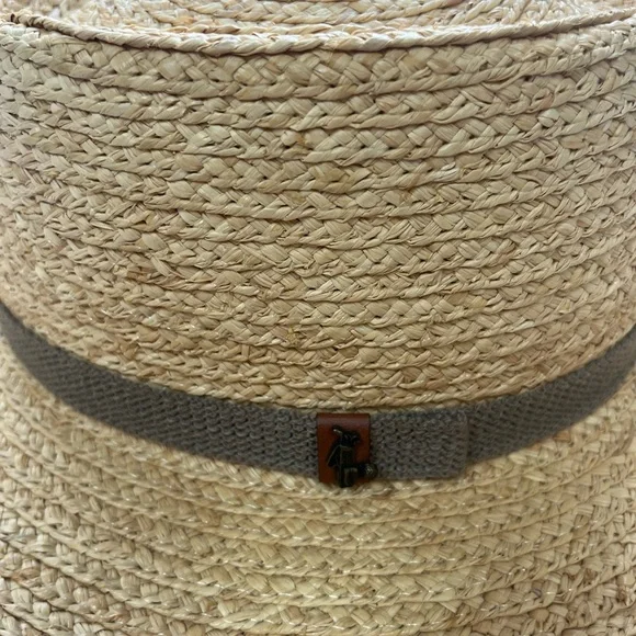 Summer Club Australia Natural Material Woven Straw Wicker Beach Golf Hat - Picture 2 of 5